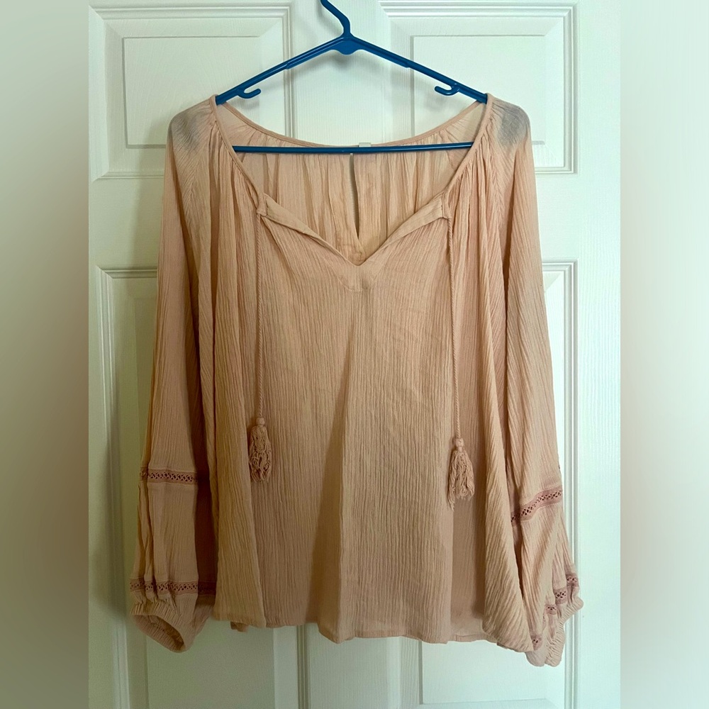 SPELL Peach blouse